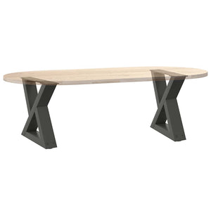 Couchtischbeine Anthrazit, 2er-Set