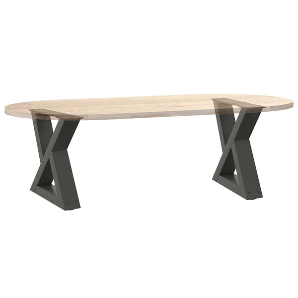 Couchtischbeine Anthrazit, 2er-Set