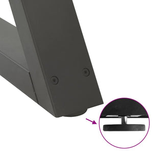 Couchtischbeine Anthrazit, 2er-Set