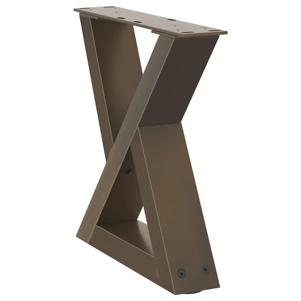 Couchtischbeine aus Stahl, 2er-Set