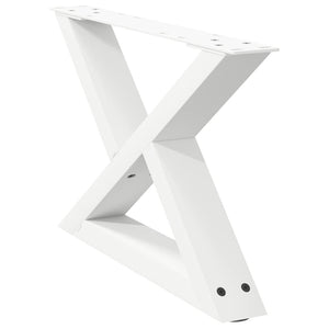 Weiße Couchtischbeine, 50 cm, 2er Set