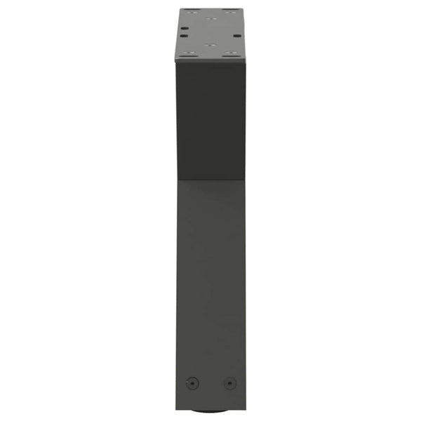 Anthrazit Couchtischbeine Stahl 50cm 2er Set