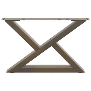 Couchtischbeine aus Stahl, 2er Set