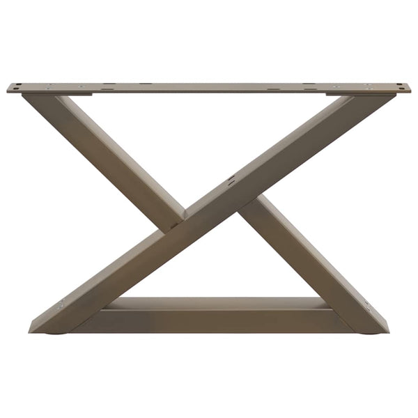 Couchtischbeine aus Stahl, 2er Set