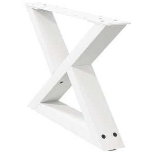 Couchtischbeine Weiß 60cm, 2er Set