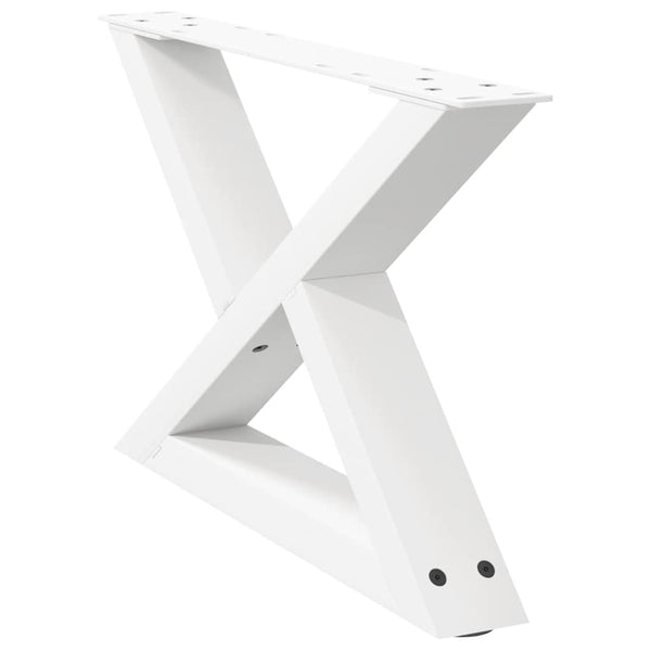 Couchtischbeine Weiß 60cm, 2er Set