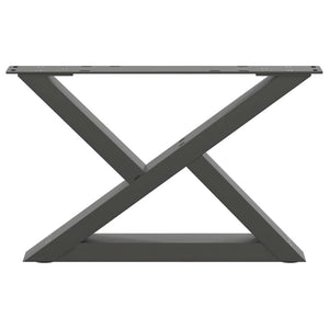 Couchtischbeine Anthrazit, 2er Set