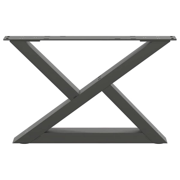 Couchtischbeine Anthrazit, 2er Set