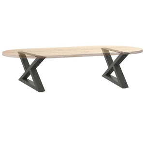 Couchtischbeine Anthrazit, 2er Set