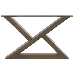 Couchtischbeine aus Stahl, 60 cm, 2er-Set