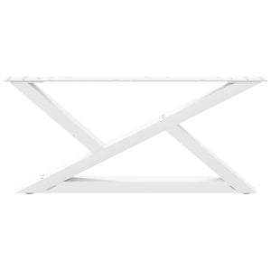 Couchtischbeine, 70 cm, Weiß, 2er-Set
