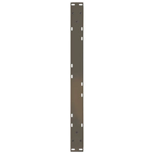 Couchtischbeine 70 cm, 2er Set Stahl Natur