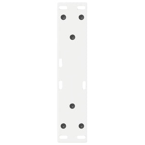 Couchtischbeine, 2er Set, Weiß, Stahl