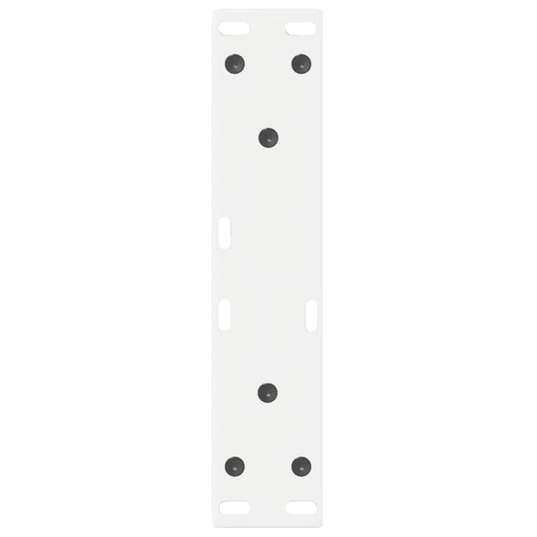 Couchtischbeine, 2er Set, Weiß, Stahl
