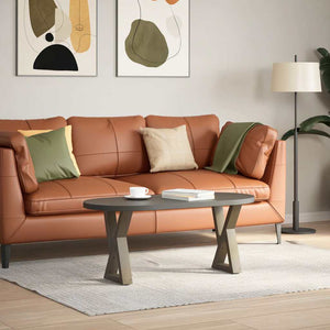 Couchtischbeine aus Stahl, 2er Set