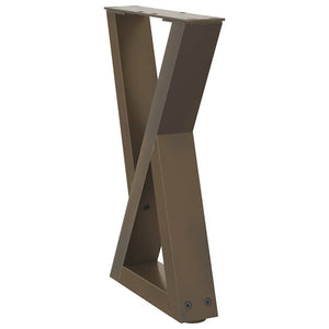 Couchtischbeine aus Stahl, 2er Set