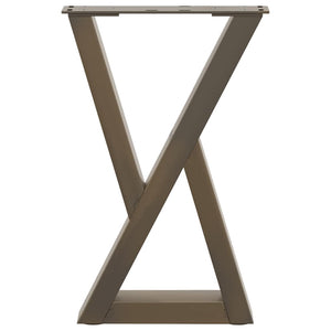 Couchtischbeine aus Stahl, 2er Set