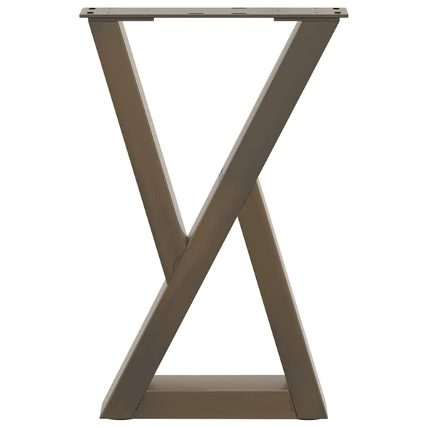 Couchtischbeine aus Stahl, 2er Set