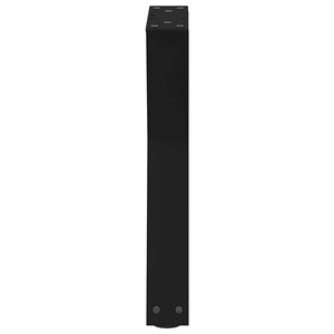 Schwarze Couchtischbeine, 38 cm, 2er-Set