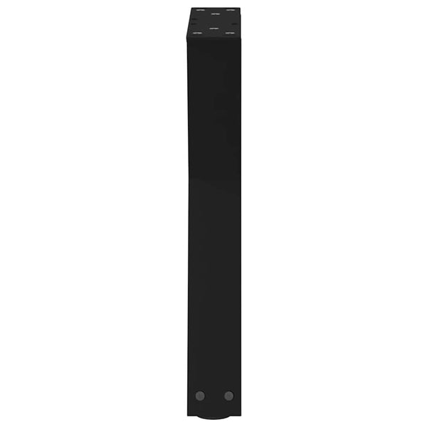 Schwarze Couchtischbeine, 38 cm, 2er-Set