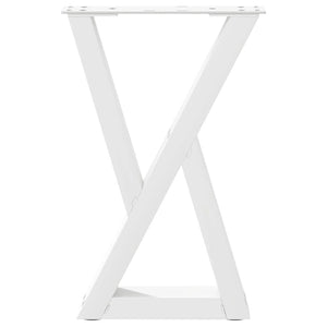 Couchtischbeine Weiß, 38 cm, 2er-Set