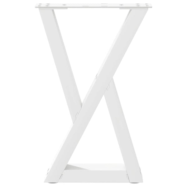 Couchtischbeine Weiß, 38 cm, 2er-Set