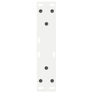 Couchtischbeine Weiß, 38 cm, 2er-Set