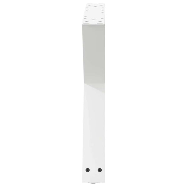 Weiße Couchtischbeine, 50 cm, 2er-Set