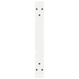 Weiße Couchtischbeine, 50 cm, 2er-Set