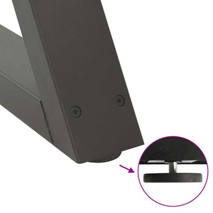Couchtischbeine 2 Stk. Anthrazit 50x(42-43,3) cm Stahl