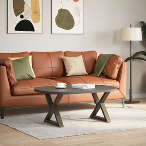 Couchtischbeine, 2 Stk., Naturstahl, 50 cm