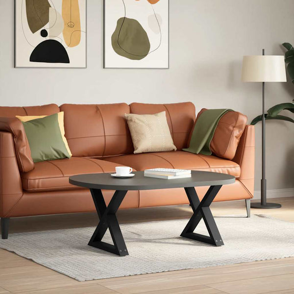 Schwarze Couchtischbeine, 60 cm, 2er-Set
