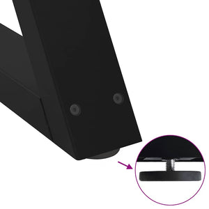 Schwarze Couchtischbeine, 60 cm, 2er-Set