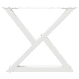 Couchtischbeine Weiß, 60 cm, 2er-Set