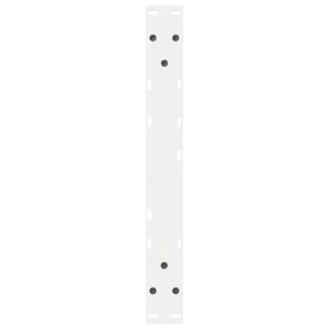 Couchtischbeine Weiß, 60 cm, 2er-Set
