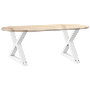 Couchtischbeine Weiß, 60 cm, 2er-Set