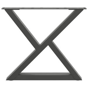 Anthrazit Couchtischbeine 60cm, 2er Set