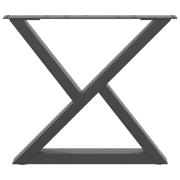 Anthrazit Couchtischbeine 60cm, 2er Set
