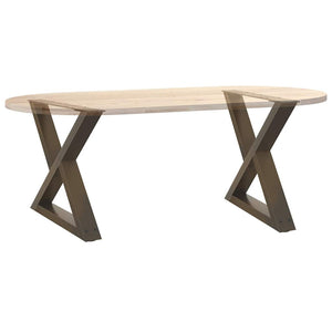 Couchtischbeine aus Stahl, 2er Set