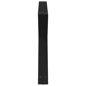 Couchtischbeine Schwarz 70 cm, 2er Set