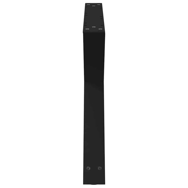 Couchtischbeine Schwarz 70 cm, 2er Set
