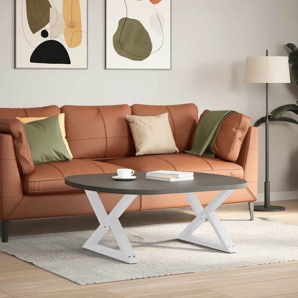 Couchtischbeine Weiß 70cm, 2er Set