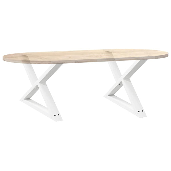Couchtischbeine Weiß 70cm, 2er Set