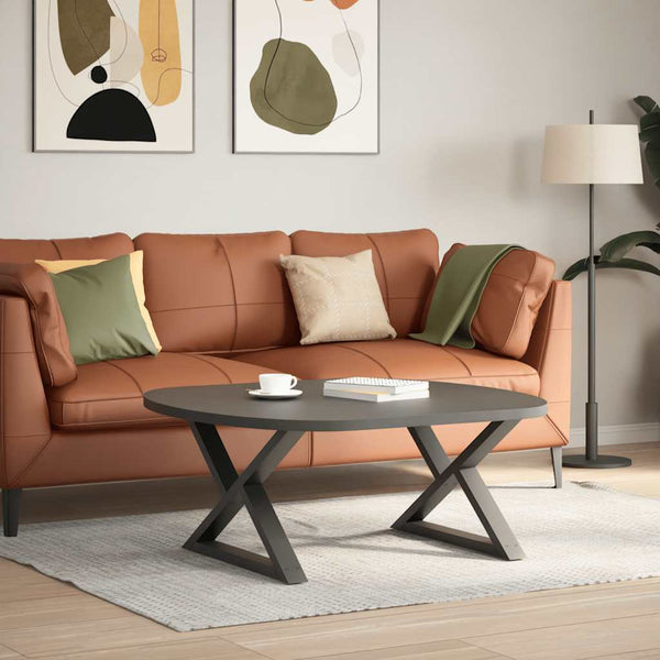 Couchtischbeine Anthrazit, 70 cm, 2er Set