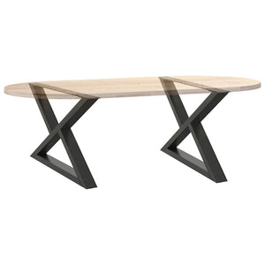 Couchtischbeine Anthrazit, 70 cm, 2er Set