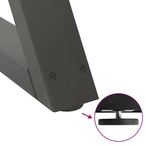 Couchtischbeine Anthrazit, 70 cm, 2er Set
