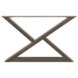 Couchtischbeine aus Stahl, 70 cm, 2er-Set