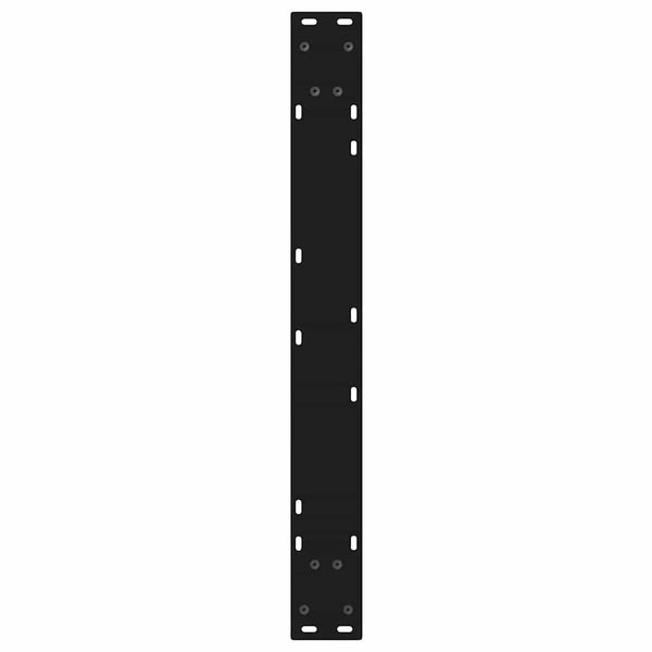 Esstischbeine, 2er Set, Schwarz, 70x72 cm Stahl