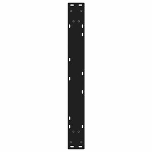 Esstischbeine, 2er Set, Schwarz, 80 cm Stahl