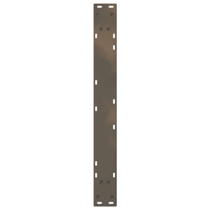 Esstischbeine, 2er Set, Naturstahl, 80 cm